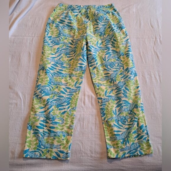 Lilly Pulitzer women's size 4 White Label Aligator capri - Picture 5 of 5